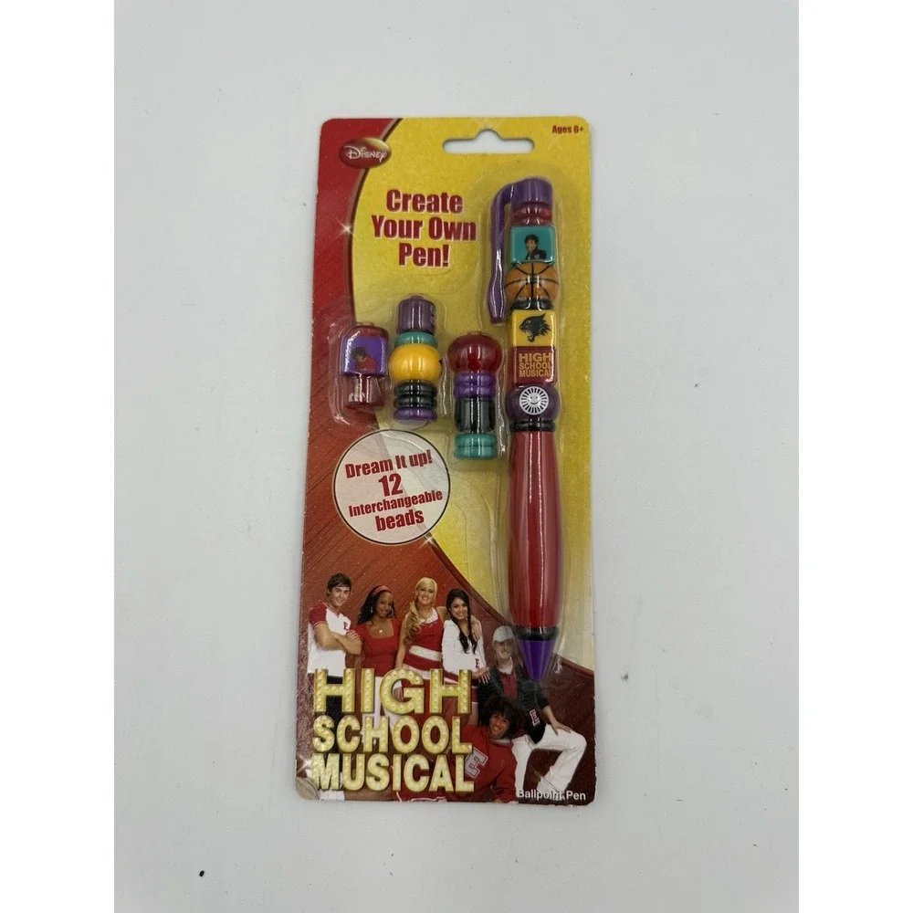 Disney High School Musical 2006 Create Your Own Pen Customizable Beaded Pen